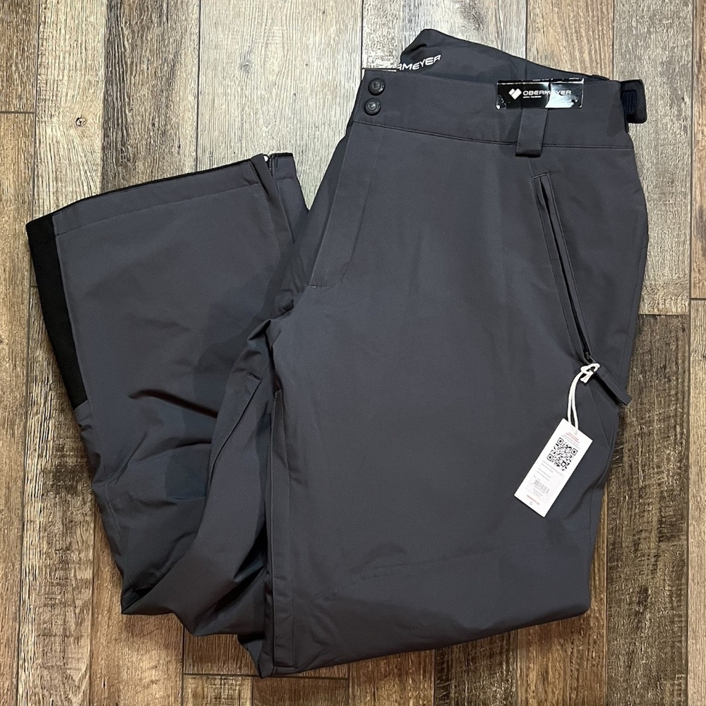 Obermeyer Men's Size 3XL Alpinist Stretch Insulated Pants Grey NWT